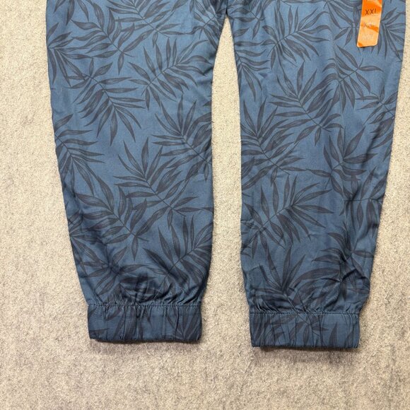 Orvis Jogger Men 2XL XXL Dark Blue Floral Tropical 28" Lyocell Tapered Casual - Picture 9 of 16